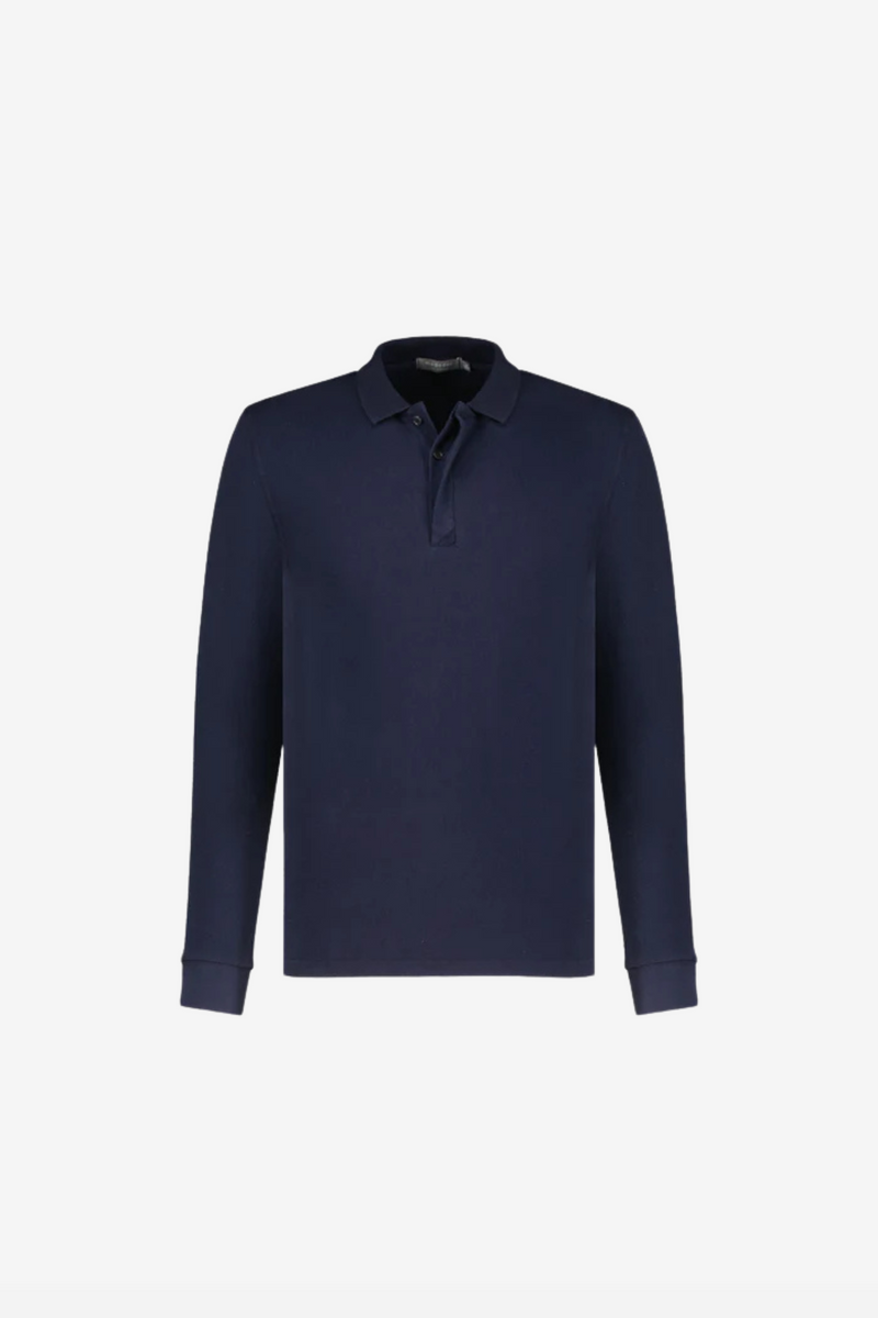 "Wilbur" Long Sleeve 3 Button Polo