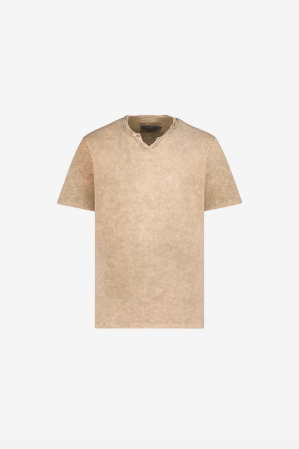 "Fernwood" Short Sleeve Notch V-neck