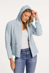 L/S Cropped Hoodie Open Cardi