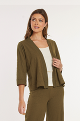 Easy 3/4 Sleeve Cardigan