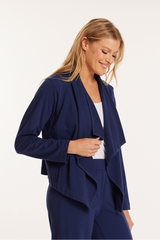 Cascading Front Crop Jacket