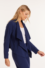 Cascading Front Crop Jacket
