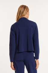 Cascading Front Crop Jacket