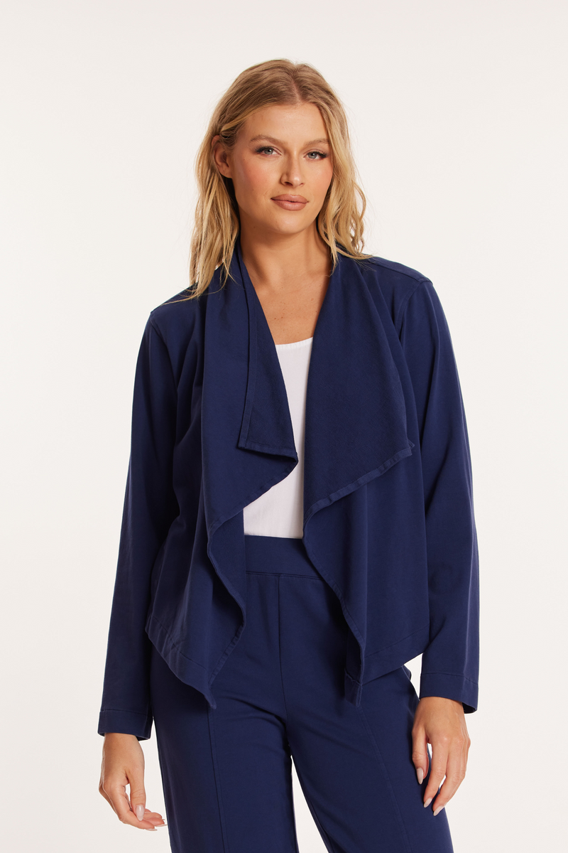 Cascading Front Crop Jacket