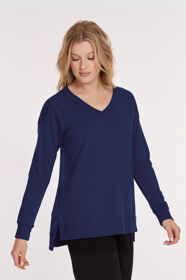 L/S Open V-Neck Tunic
