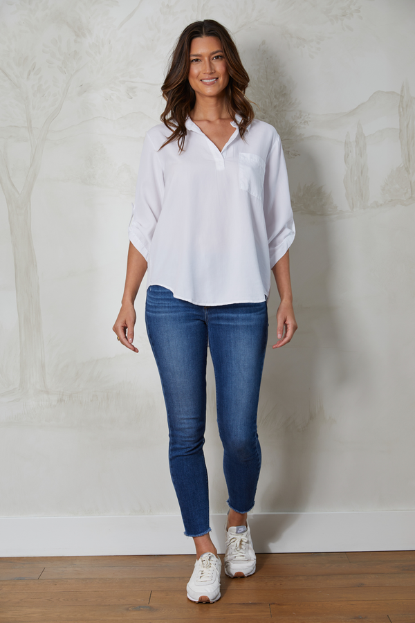 Roll Tab Patch Pocket Tunic
