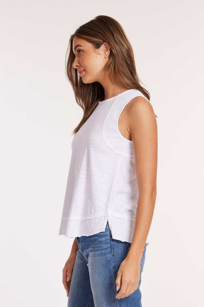 Rib Inset Flowy Tank