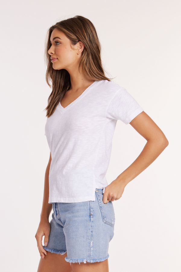 S/S V-Neck Boxy Tee