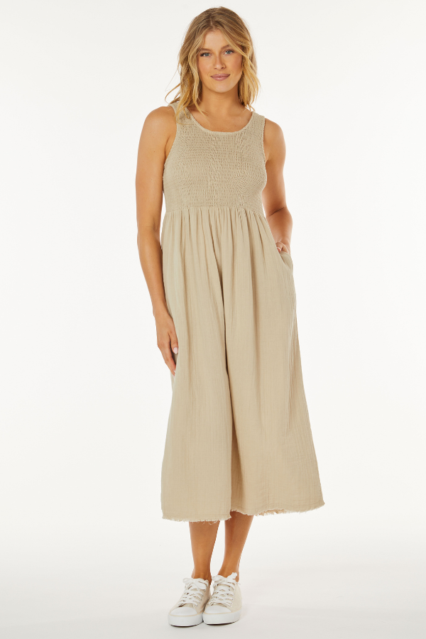 ワンピース The Toe MONTAUK WAIST GATHER DRESS Montauk Waist ワンピース The Toe MONTAUK WAIST GATHER DRESS Montauk Waist