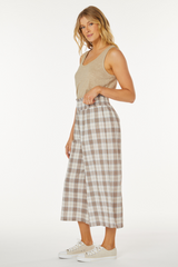 Smock Waist Crop Pants