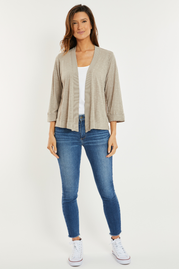 Easy 3/4 Sleeve Cardigan – mododoc Los Angeles