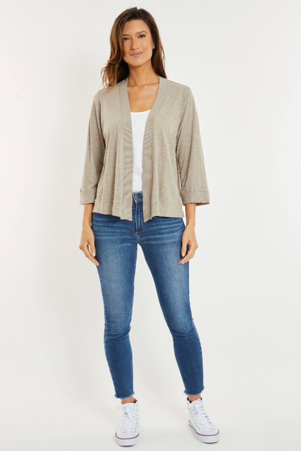 Easy 3/4 Sleeve Cardigan