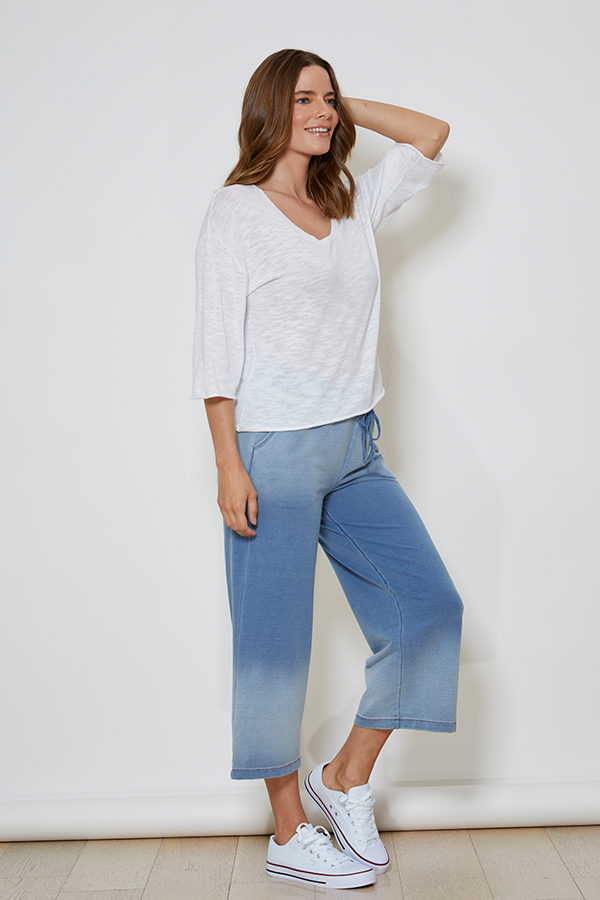 Crop Straight Leg Pants